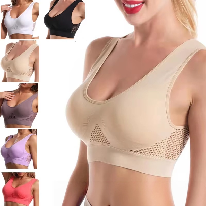 Full Coverage Bra - Plus Size 1 stuk Dames Sportbeha's