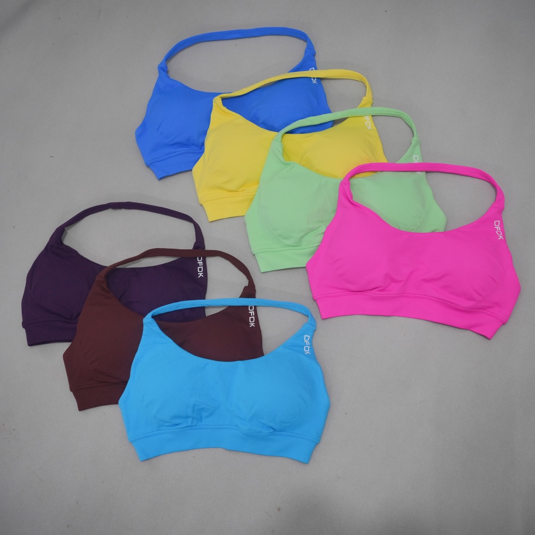 Sports Bra Racerback - DFDK Dames Naadloze Sportbeha Hoge Ondersteuning
